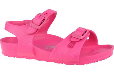 Sandały dziewczęce, różowe, Birkenstock Rio Eva Kids