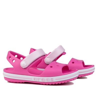 Sandały dziewczęce, różowe, Crocs Byaband