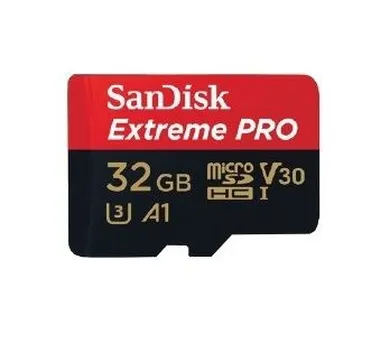 SanDisk, karta pamięci Micro SD 32GB Extreme Pro (microSDHC) 100MB/s + SD adapter + Rescue Pro Deluxe