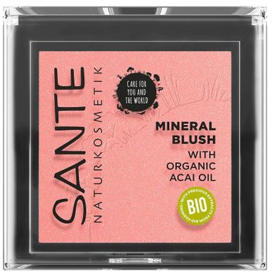 Sante, Mineral Blush, naturalny róż mineralny, 01 Mellow Peach, 5g