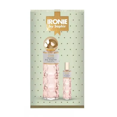 Saphir, Ironie Pour Femme, zestaw: woda perfumowana, spray, 200 ml + woda perfumowana, spray, 30 ml