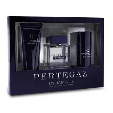 Saphir, Pertegaz Dynamique Pour Homme, zestaw, woda perfumowana, spray, 100 ml + żel pod prysznic, 230 ml + dezodorant, 150 ml