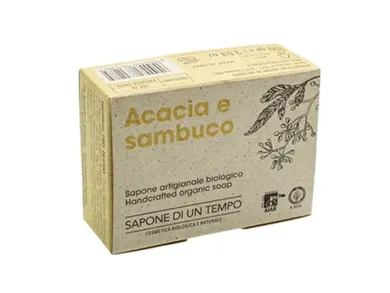 Sapone di un Tempo, organiczne mydło w kostce, akacja&bez, 100 gr