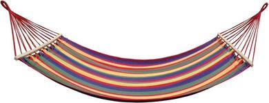 Saska Garden, hamak ogrodowy 1-osobowy z drążkiem, 200-80 cm