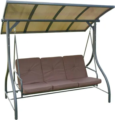 Saska Garden, huśtawka ogrodowa, 3-osobowa