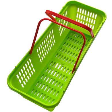 Saska Garden, koszyk plastikowy na owoce i warzywa, z rączką, ażurowy