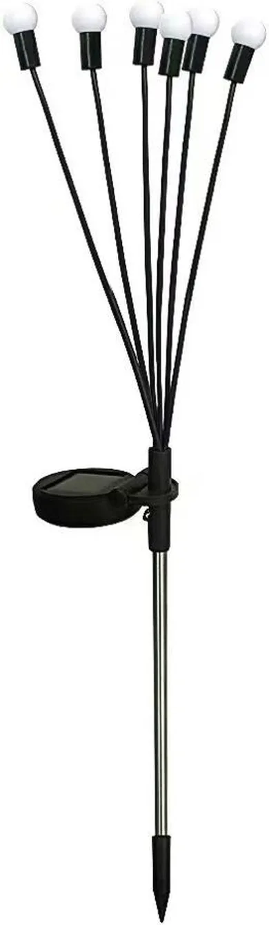Saska Garden, lampa solarna, kuleczki, zimny biały, 6 LED, 72 cm