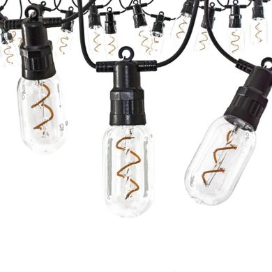 Saska Garden, Party Light, girlanda zewnętrzna, 12 żarówek spiralnych, LED, 6,3m, 230V