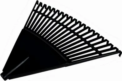 Saska Garden, Retro, grabie ogrodowe do liści, czarne, L