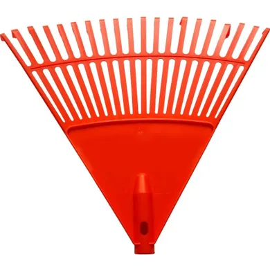 Saska Garden, Retro, grabie ogrodowe do liści, pomarańczowe, L