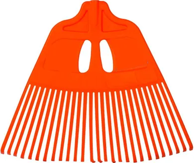 Saska Garden, Retro, grabie ogrodowe do liści, pomarańczowe, XL