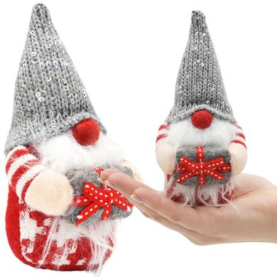 Saska Garden, skrzat, gnom dekoracyjny, szary, 15 cm