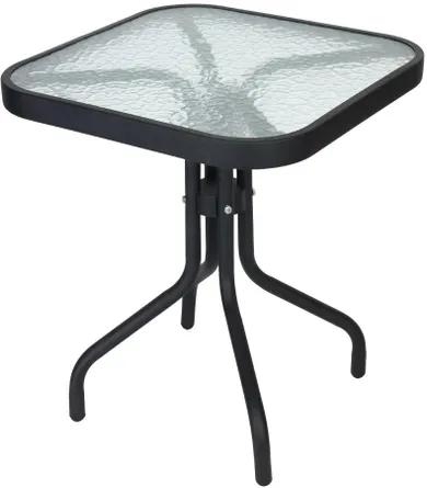 Saska Garden, stolik ogrodowy, kawowy, tarasowy, kwadratowy, 45-45-51 cm