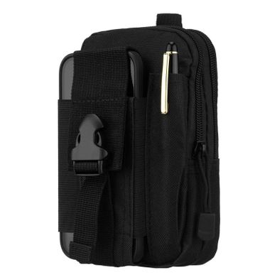 Saszetka na biodro, czarna, Rovicky