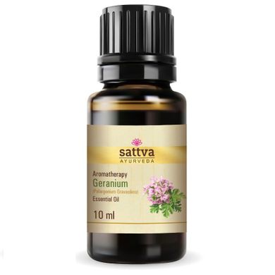 Sattva, Aromatherapy Essential Oil, olejek eteryczny, Geranium, 10 ml