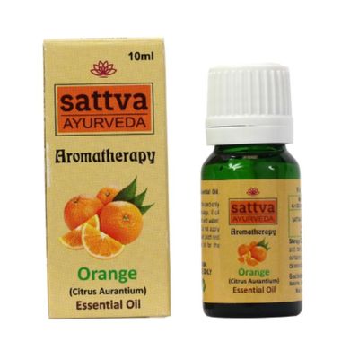 Sattva, Aromatherapy Essential Oil, olejek eteryczny, Orange, 10 ml
