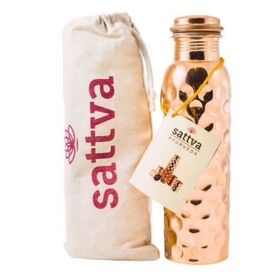 Sattva, butelka miedziana, diamentowa, 950 ml