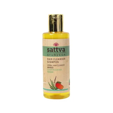 Sattva, Hair Cleanser, nawilżający szampon ziołowy, Mango, 210 ml