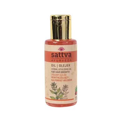Sattva, Herbal Vitalising Hair, ziołowy olejek rewitalizujący na porost włosów, 100 ml