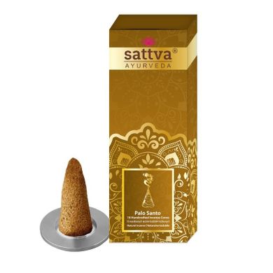 Sattva, Incense Sticks Cones kadzidła stożkowe Palo Santo, 10 szt.