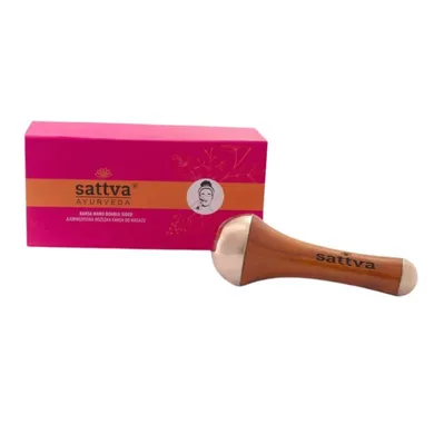 Sattva, Kansa Wand, dwustronna ajurwedyjska różdżka do masażu twarzy i ciała