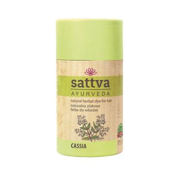 Sattva, Natural Herbal Dye for Hair, naturalna ziołowa farba do włosów, Cassia, 150 g