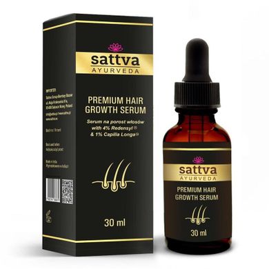 Sattva, Premium Hair Growth Serum, serum na porost włosów, 30 ml