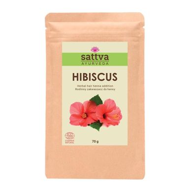 Sattva, zakwaszacz do henny i ziół barwiących, hibiscus, 70 g