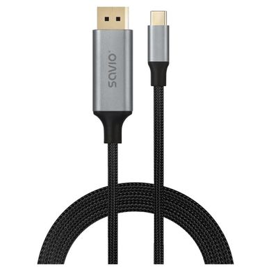 Savio, kabel USB-C - DISPLAYPORT 8K 2M 60HZ (DSC) CL-208