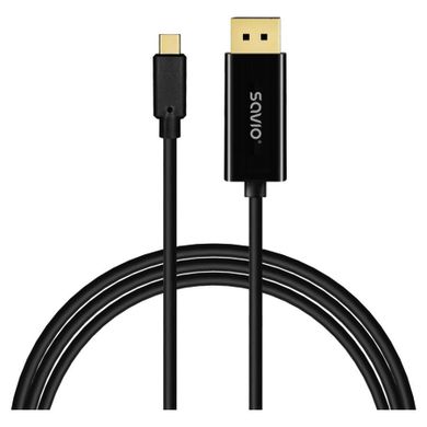 Savio, kabel USB-C, DP, 2m