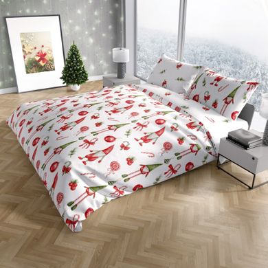 Scandic Limited, Cukrowe Skrzaty, 2-częściowy komplet pościeli, 160-200 cm