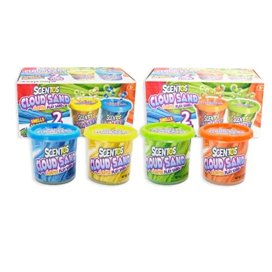 Scentos, pachnący piasek, puszysty, 2 kolory
