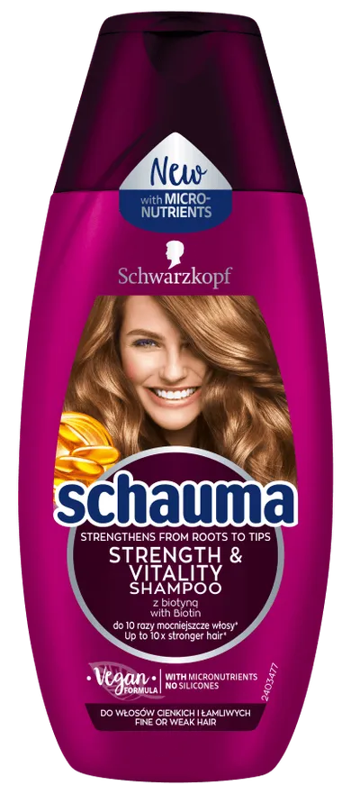 Schauma, 7 Herbs, szampon do włosów przetłuszczających się i normalnych, 250 ml