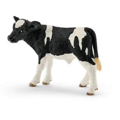Schleich, Farm World, Cielę rasy Holstein, figurka, 13798