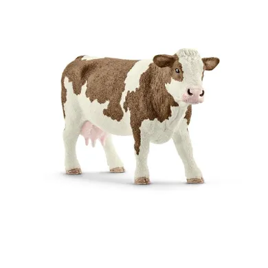 Schleich, Farm World, Krowa rasy simentalskiej, figurka, 13801