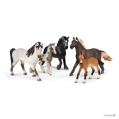 Schleich, Horse Club, 5 koników, zestaw kolekcjonera, 72113