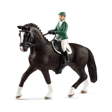 Schleich, Horse Club, jeździec z koniem, figurka