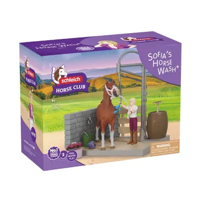 Schleich, Horse Club, Myjnia dla koni Sofii, zestaw, 42792