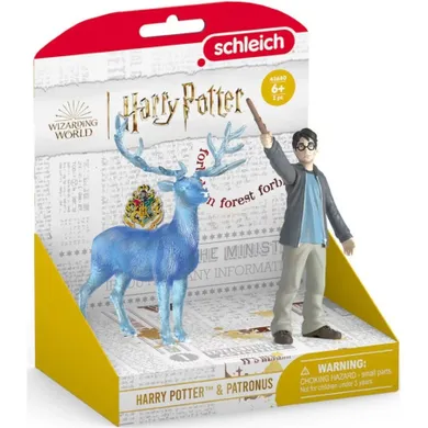 Schleich, Wizarding World, Harry Potter i Patronus, figurki, 42680