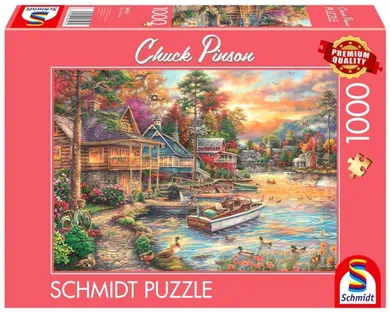 Schmidt, Chuck Pinson, Domek na wakacje, puzzle, 1000 elementów
