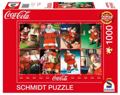 Schmidt, Coca-Cola, Święty Mikołaj, puzzle, 1000 elementów