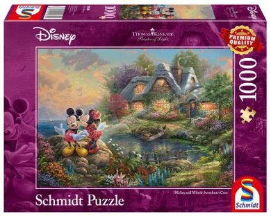 Schmidt, Disney, Myszka Miki & Minnie, puzzle, 1000 elementów