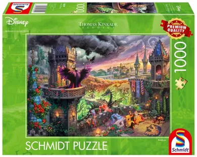 Schmidt, Disney, Thomas Kinkade, Czarownica, puzzle, 1000 elementów