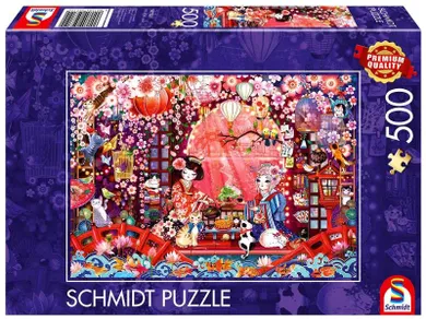 Schmidt, Japońska ceremonia picia herbaty, puzzle, 500 elementów