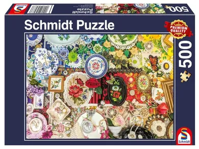 Schmidt, Kolorowe ozdoby, puzzle, 500 elementów