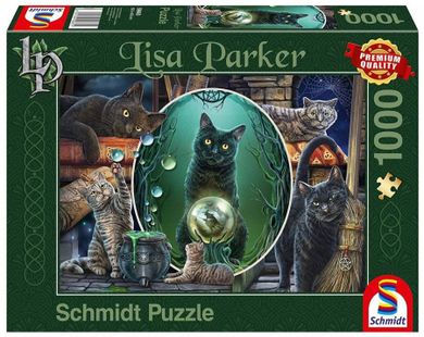 Schmidt, Magiczne koty, puzzle, 1000 elementów