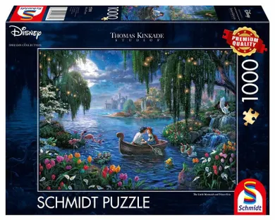 Schmidt, Mała Syrenka i książę Eryk, puzzle, 1000 elementów