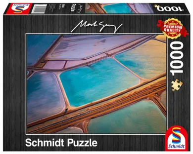 Schmidt, Mark Gray, Pastelowa mozaika, puzzle, 1000 elementów