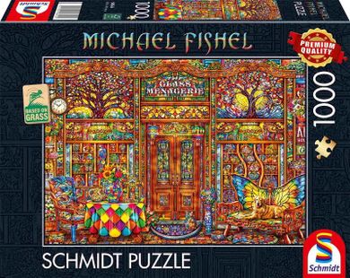 Schmidt, Michael Fishel, Szklana menażeria, puzzle, 1000 elementów