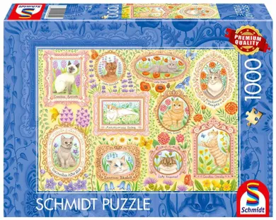 Schmidt, Portrety kociej socjety, puzzle, 1000 elementów